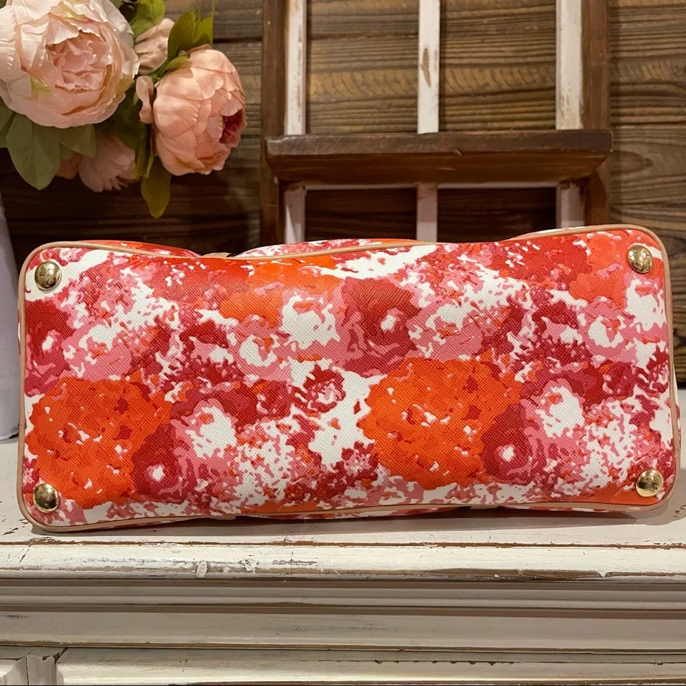 SALE! Coach Peyton Floral Cora Domed Shoulder Bag Satchel NWOT - Picture 7 of 13